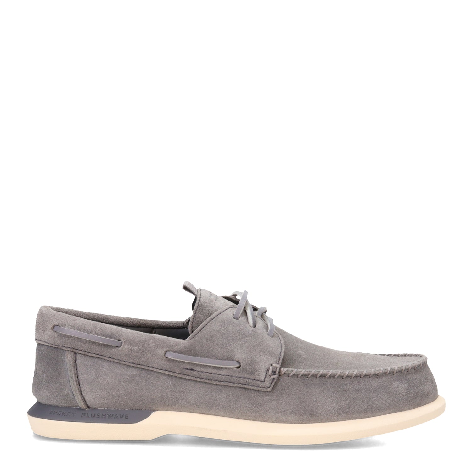 Peltz Shoes  Men's Sperry Gold Cup Authentic Original PLUSHWAVE 2.0 Boat Shoe GRAY STS24022