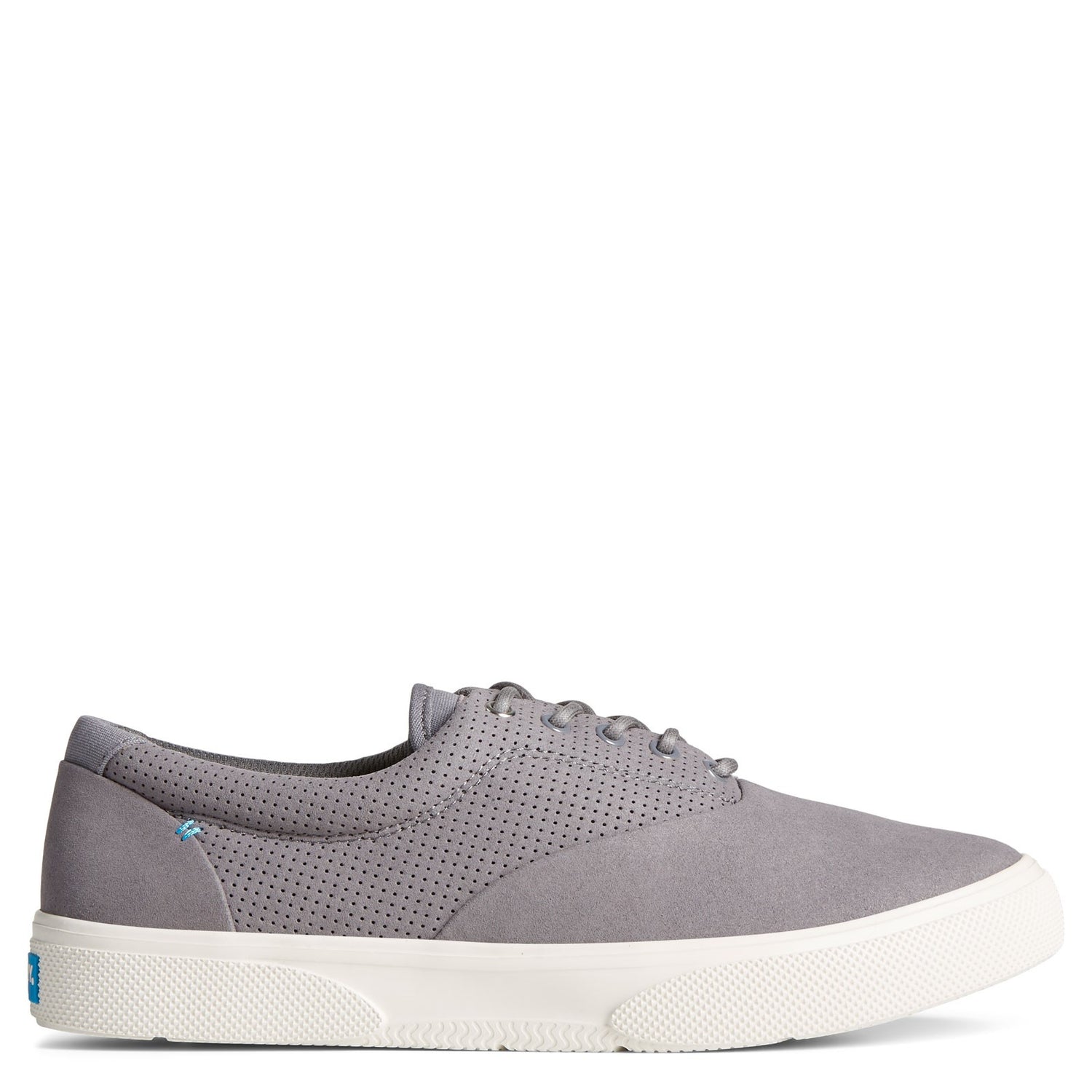 Peltz Shoes  Men's Sperry Halyard CVO Plushstep Sneaker SPORT GREY STS24058