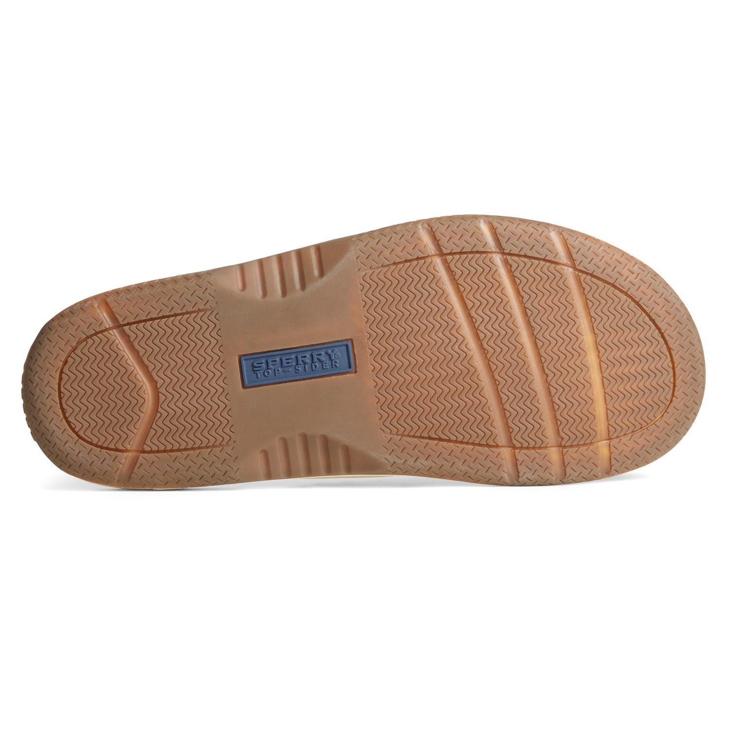 Peltz Shoes  Men's Sperry Havasu Sport Sandal NAVY ORANGE STS24078