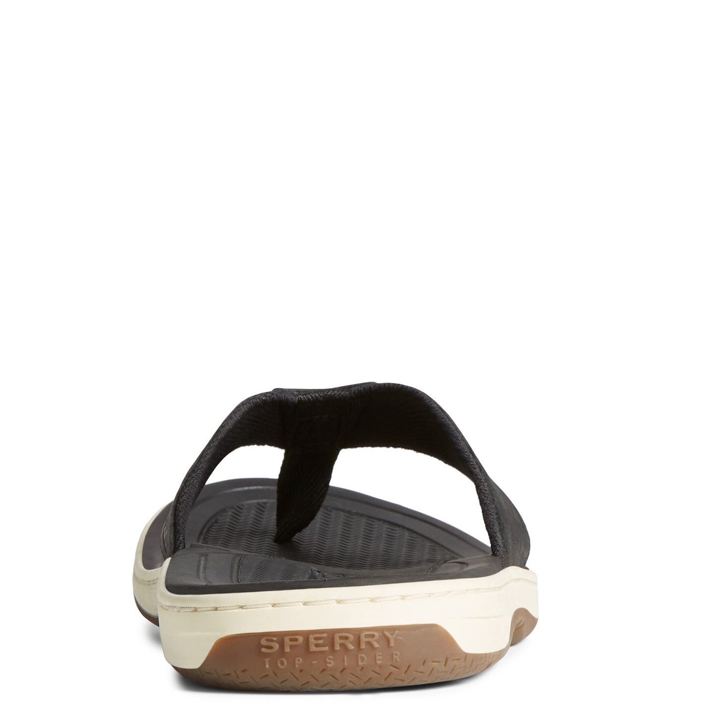 Peltz Shoes  Men's Sperry Havasu Perf Sandal BLACK STS24079