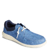 Peltz Shoes  Men's Sperry Captain's Moc Slip-On CHAMBRAY BLUE STS24084