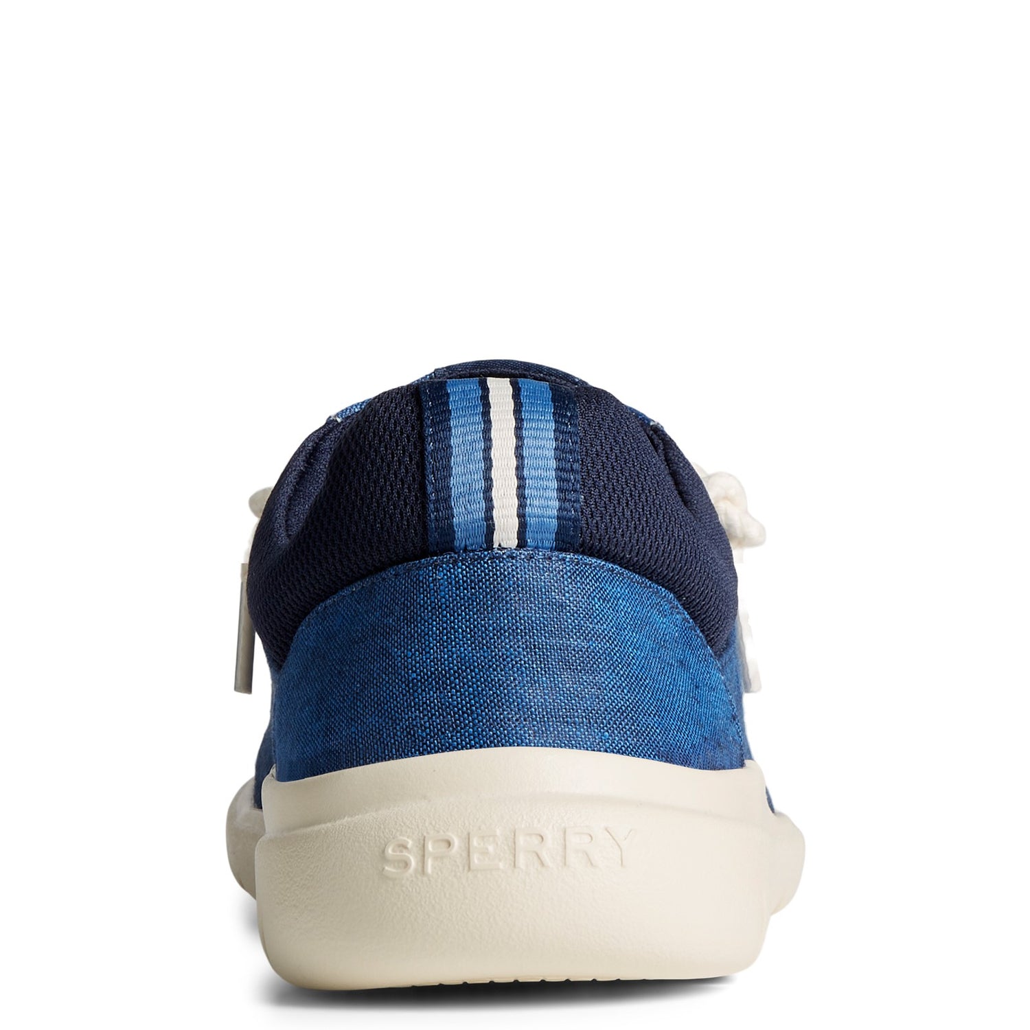 Peltz Shoes  Men's Sperry Captain's Moc Slip-On CHAMBRAY BLUE STS24084