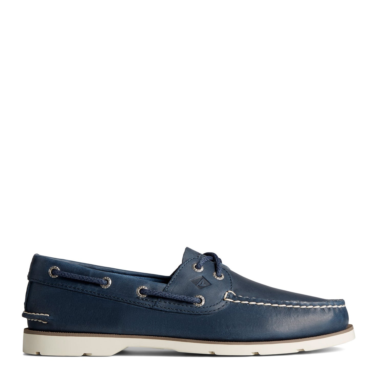 Peltz Shoes  Men's Sperry Leeward Boat Shoe NAVY STS24102