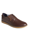 Peltz Shoes  Men's Sperry Newman Oxford BROWN TUMBLED STS24124