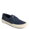 Peltz Shoes  Men's Sperry Soletide 2 Eye Seacycled Sneaker NAVY STS24155