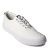 Peltz Shoes  Men's Sperry Striper II CVO Sneaker WHITE USA STS24452