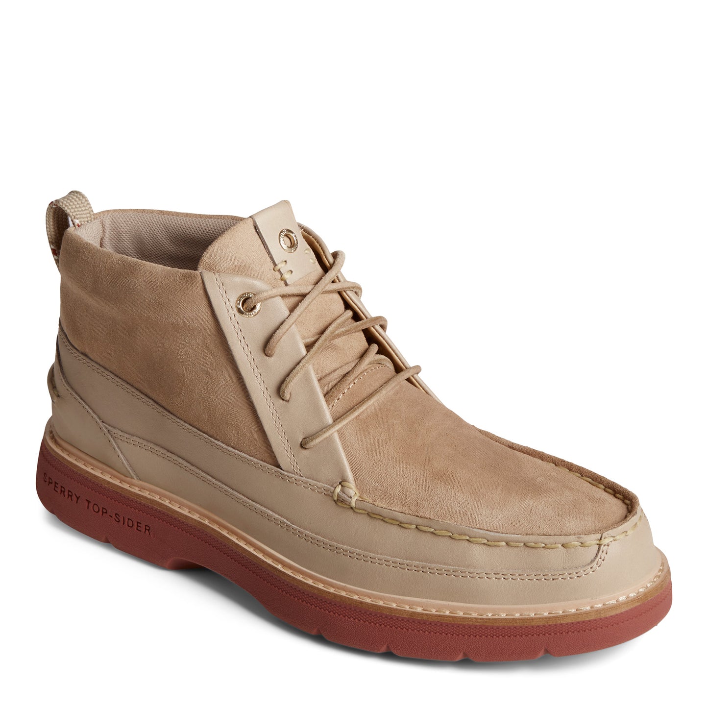 Peltz Shoes  Men's Sperry Authentic Plushwave Lug Boot Camo Birch STS24469