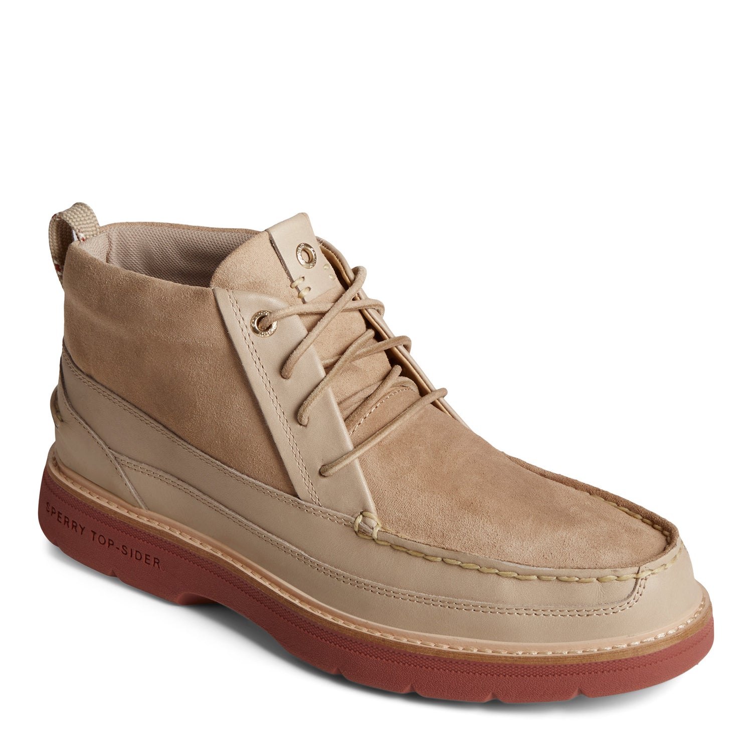 Peltz Shoes  Men's Sperry Authentic Plushwave Lug Boot Camo Birch STS24469