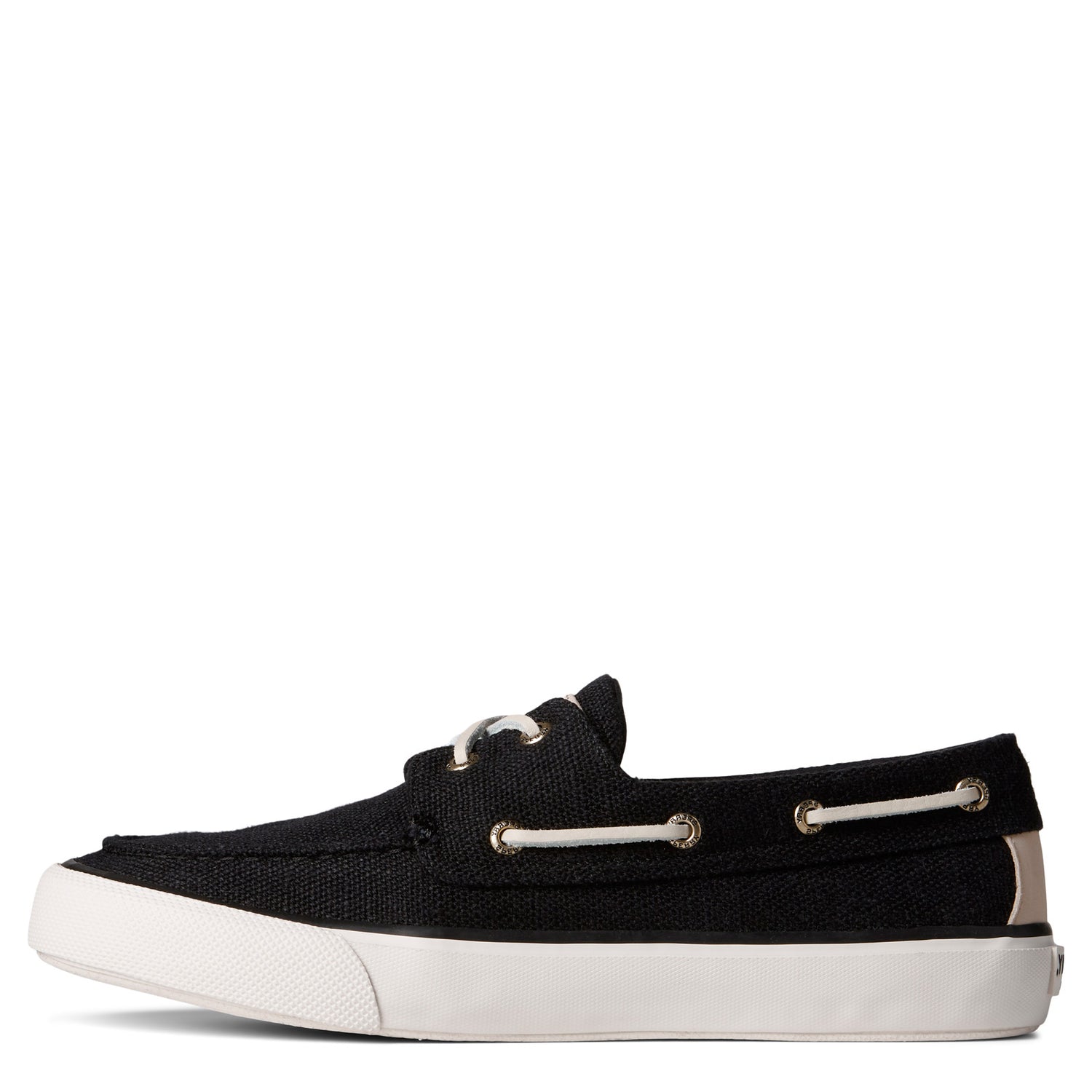 Peltz Shoes  Men's Sperry SeaCycled Bahama II Sneaker Black STS24987