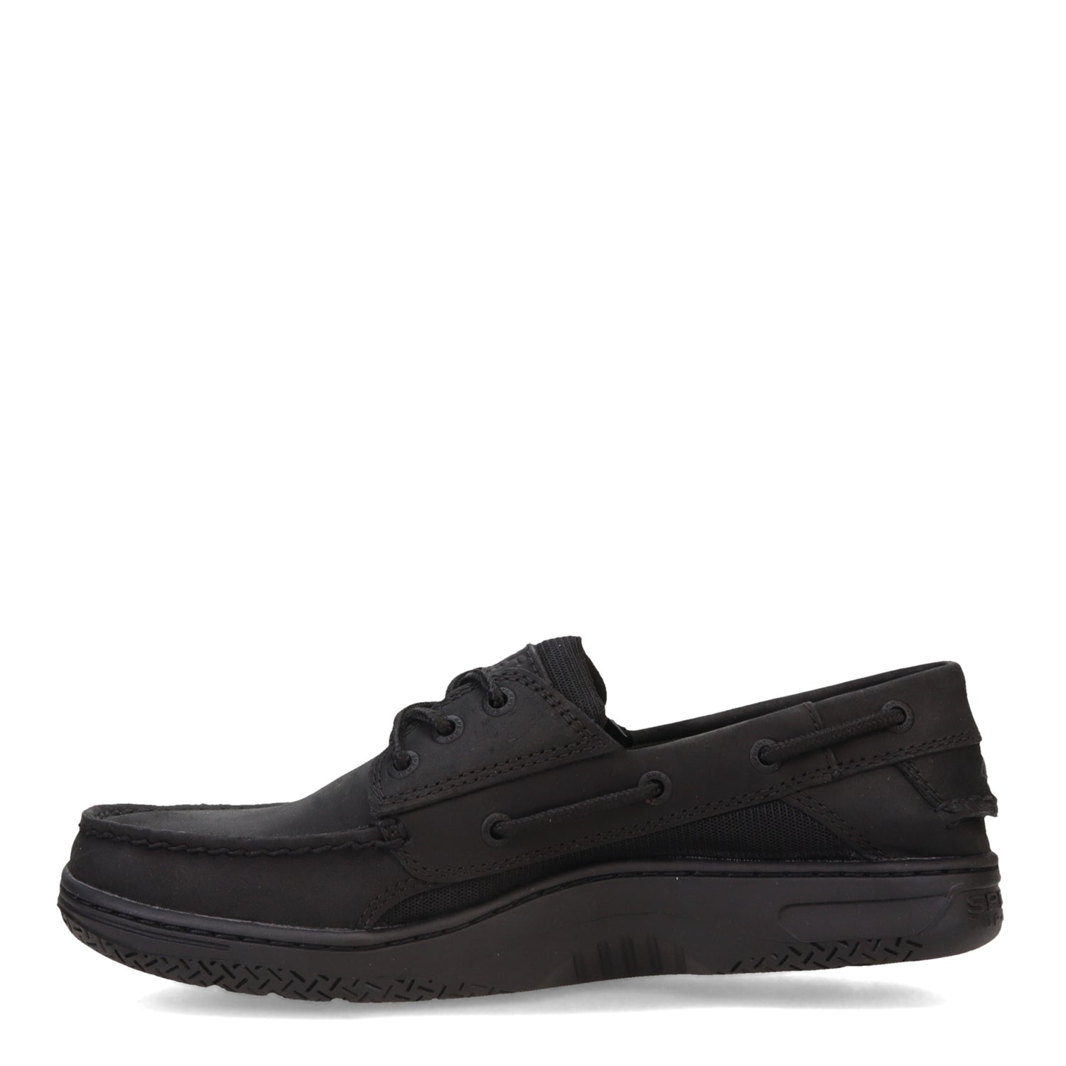 Peltz Shoes  Men's Sperry Billfish 3 Eye Boat Shoe Blackout STS24997
