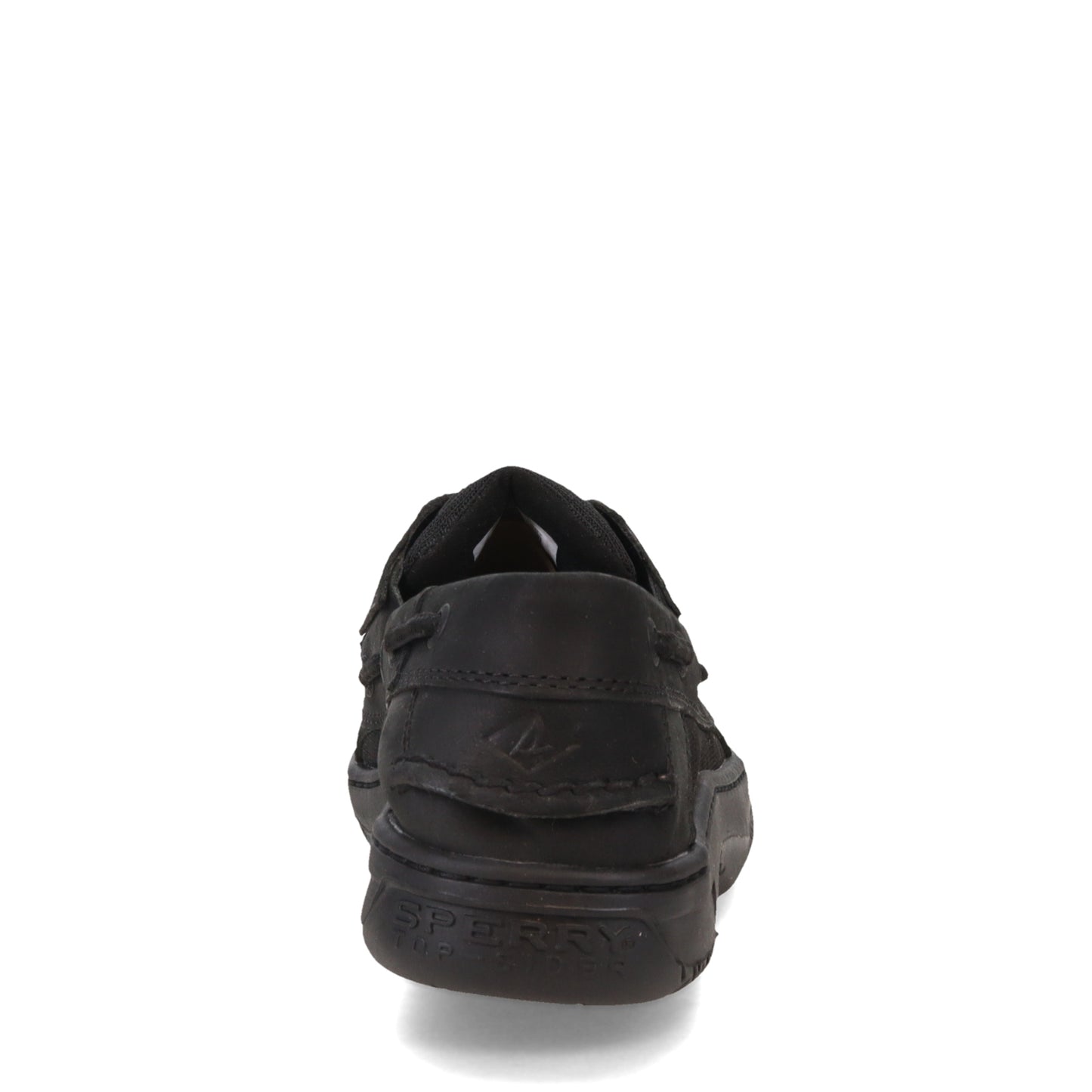 Peltz Shoes  Men's Sperry Billfish 3 Eye Boat Shoe Blackout STS24997