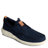 Peltz Shoes  Men's Sperry SeaCycled Captain's Moc Slip-On Navy STS25018