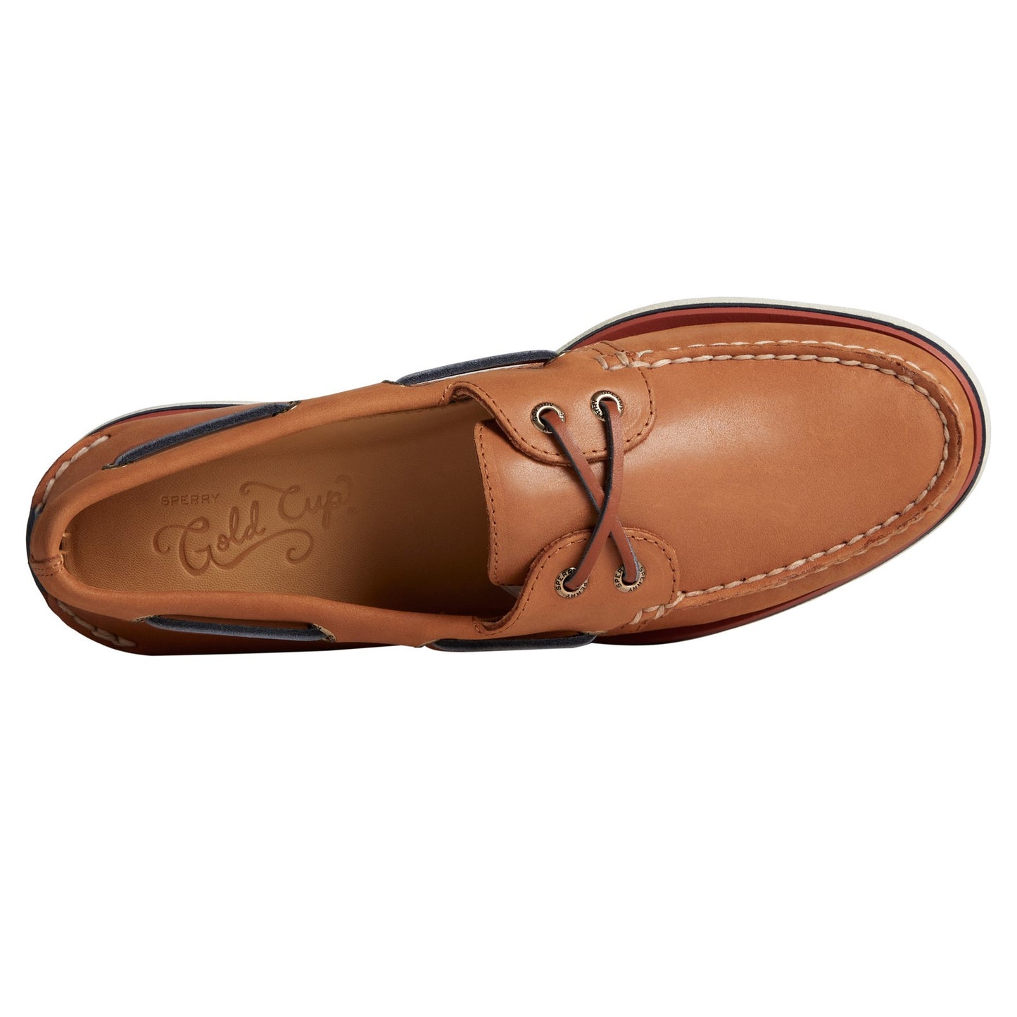Peltz Shoes  Men's Sperry Gold Cup Authentic Original Boat Shoe Tan STS25050