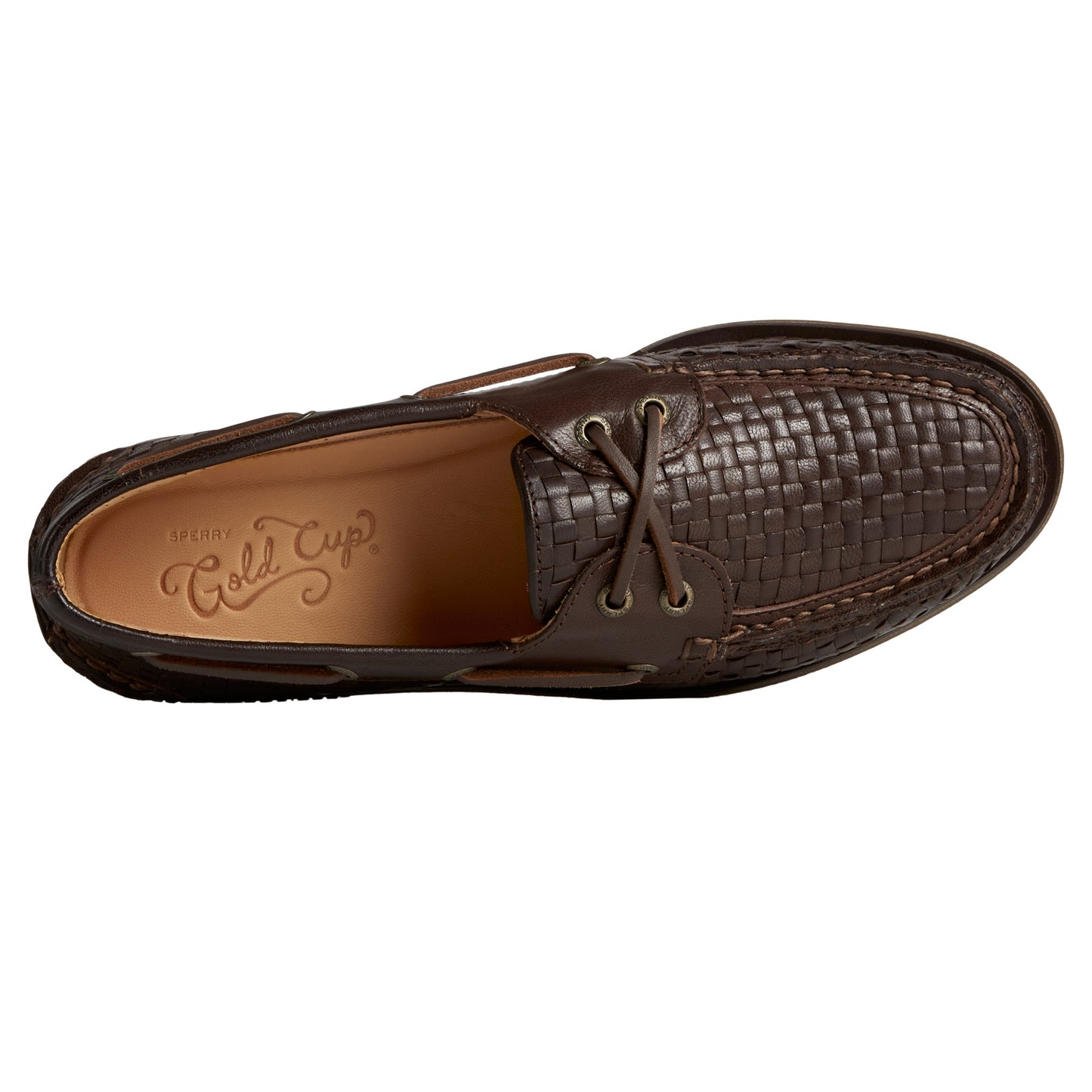Peltz Shoes  Men's Sperry Gold Cup Authentic Original Boat Shoe Amaretto STS25052