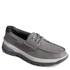 Peltz Shoes  Men's Sperry Gold Cup Billfish Plushwave Boat Shoe Grey STS25062