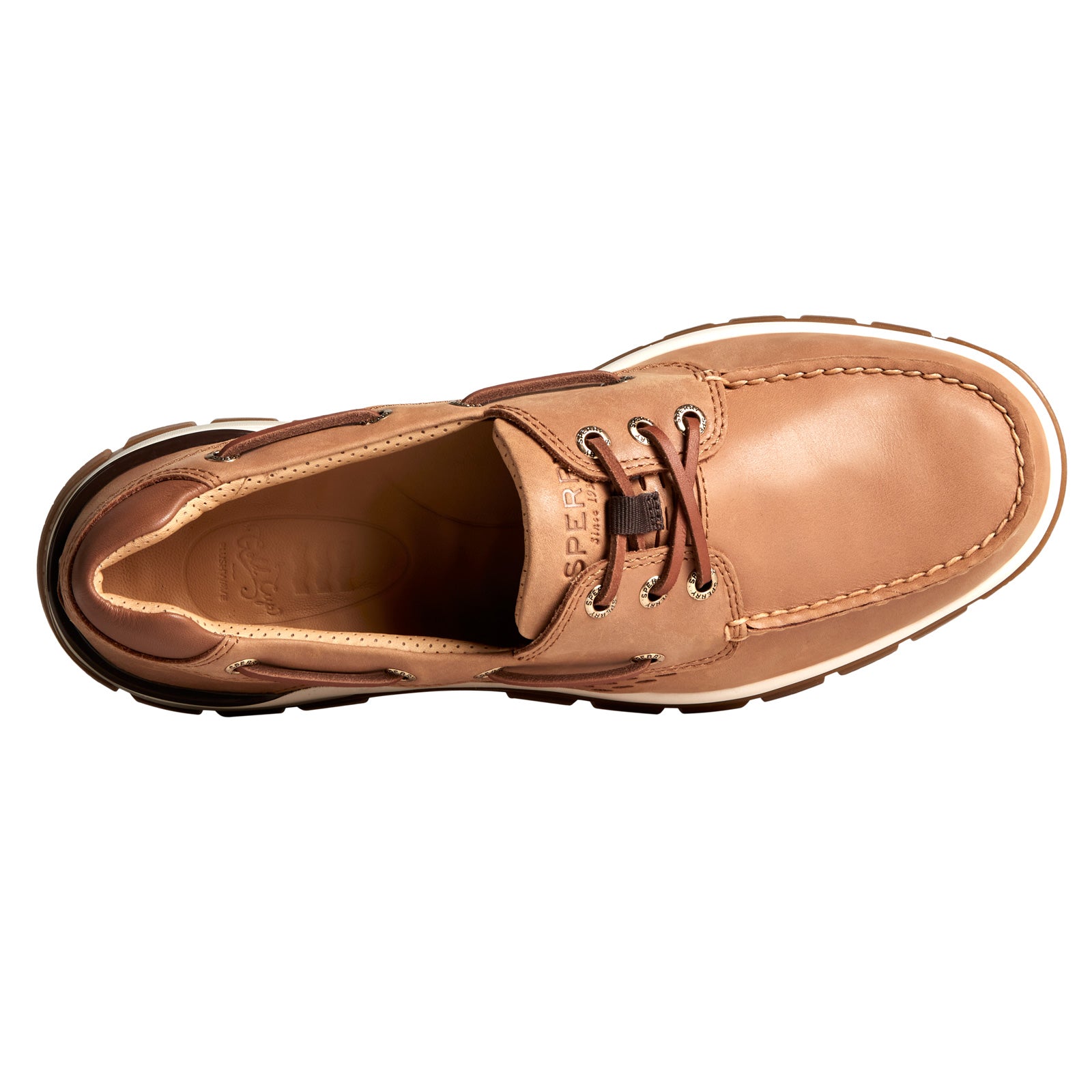 Sperry Men's Gold Cup Billfish Plushwave Boat Shoe - Tan Sperry Men's Gold Cup Billfish Plushwave Boat Shoe - Tan