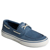 Peltz Shoes  Men's Sperry Halyard Boat Shoe Blue STS25075