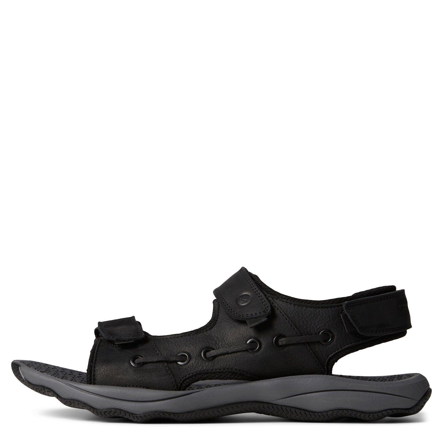 Peltz Shoes  Men's Sperry Rivington Sandal Black STS25112