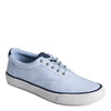 Peltz Shoes  Men's Sperry Striper II CVO SeaCycled Sneaker Lt Blue STS25138