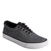 Peltz Shoes  Men's Sperry Striper II CVO SeaCycled Sneaker Black STS25196