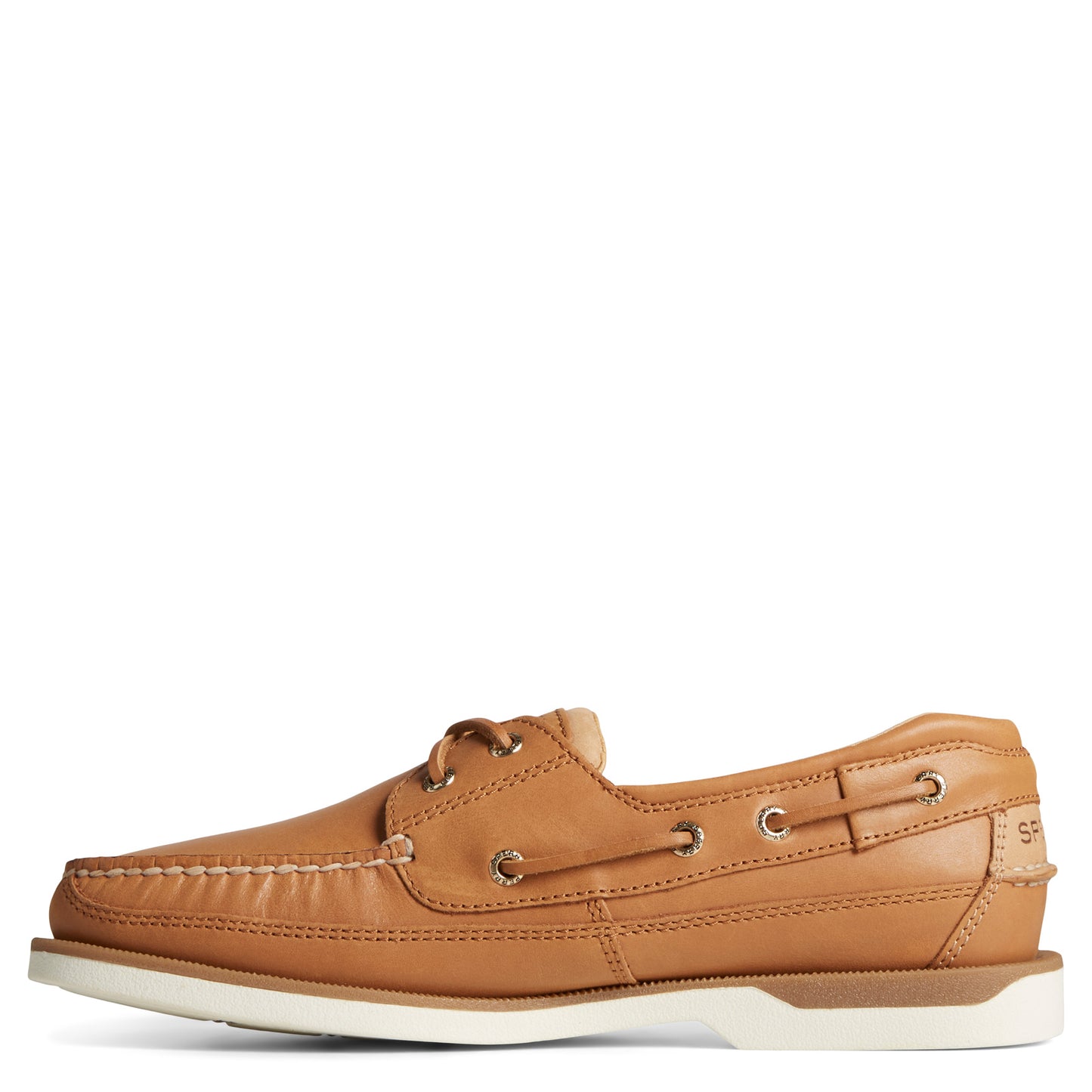 Peltz Shoes  Men's Sperry Gold Cup Mako 2 Eye Boat Shoe Tan STS25262