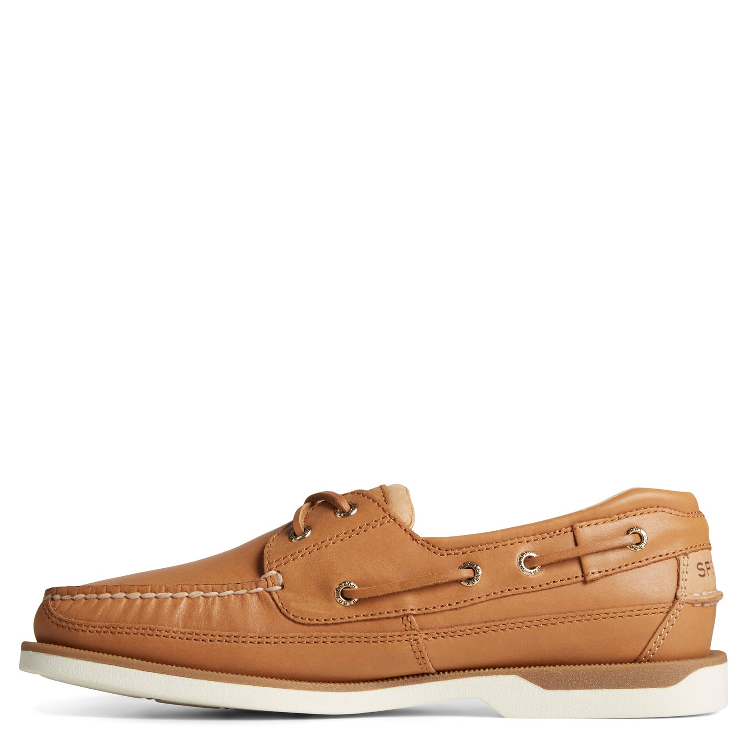 Peltz Shoes  Men's Sperry Gold Cup Mako 2 Eye Boat Shoe Tan STS25262