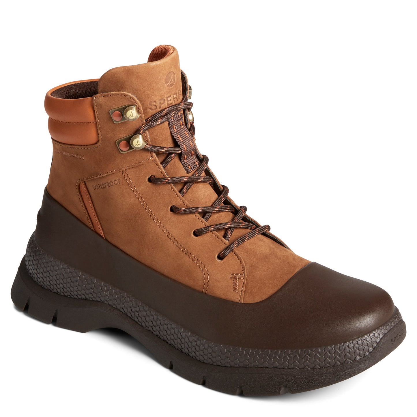 Peltz Shoes  Men's Sperry Whitecap Hiker Boot Tan STS25418