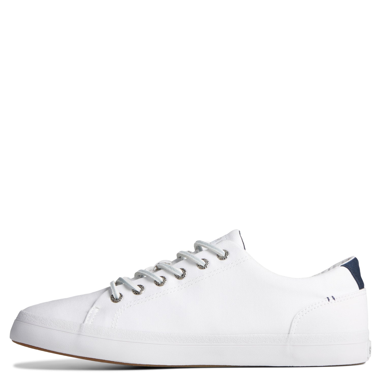 Peltz Shoes  Men's Sperry Striper II LTT SeaCycled Sneaker WHITE STS25436
