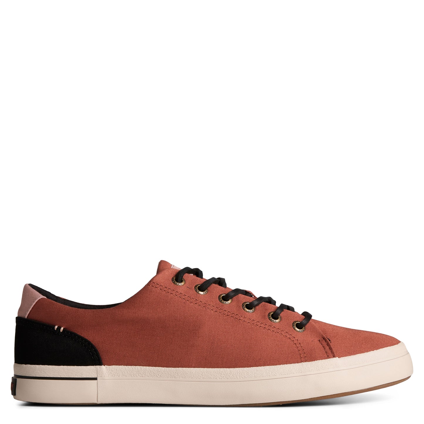 Peltz Shoes  Men's Sperry Striper II LTT SeaCycled Sneaker RUST STS25464