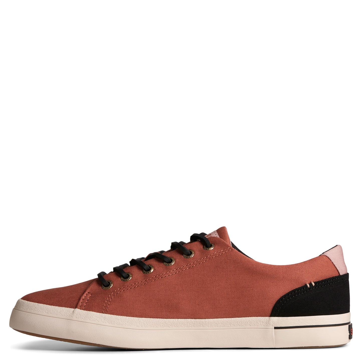 Peltz Shoes  Men's Sperry Striper II LTT SeaCycled Sneaker RUST STS25464