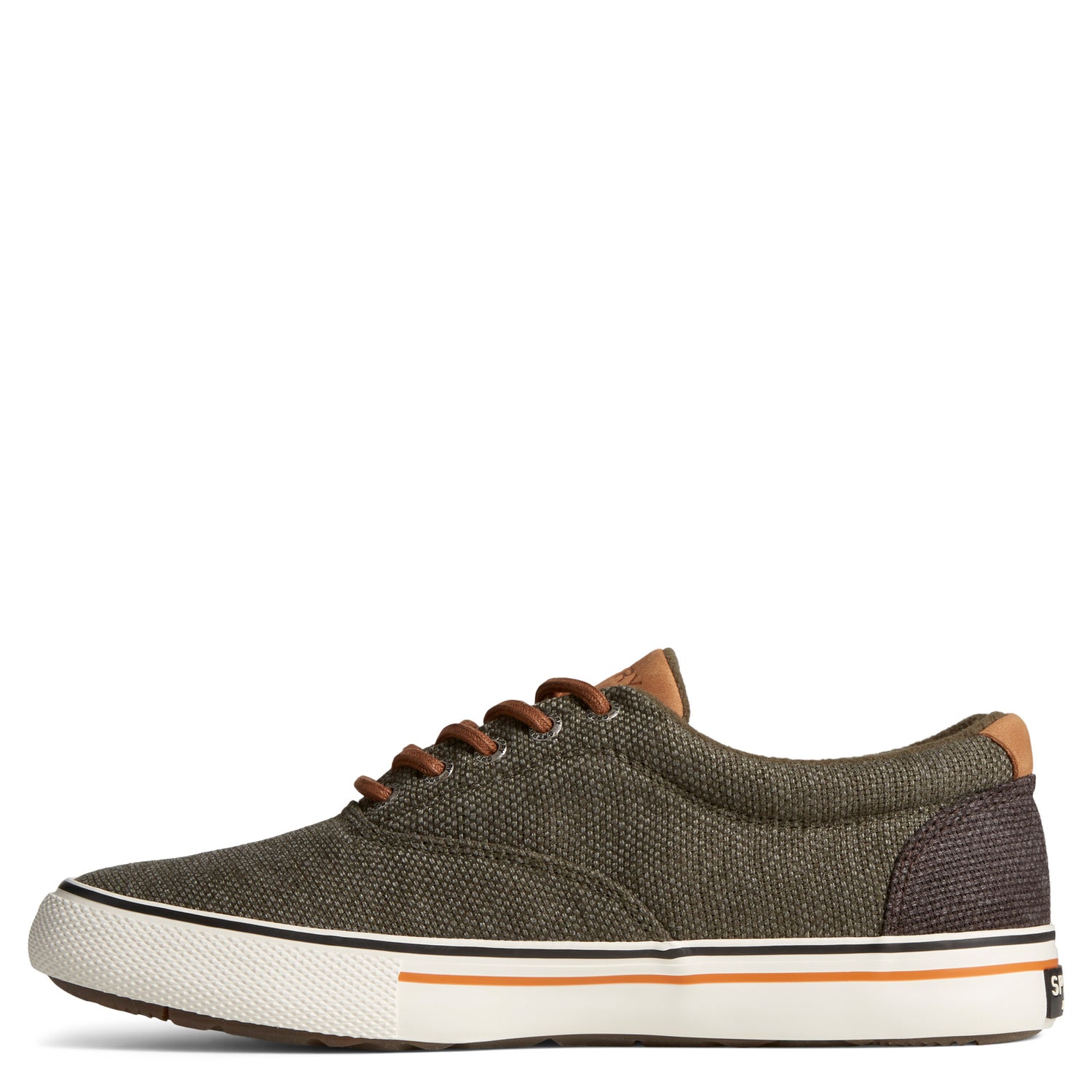 Peltz Shoes  Men's Sperry Striper Storm CVO Sneaker Olive STS25466