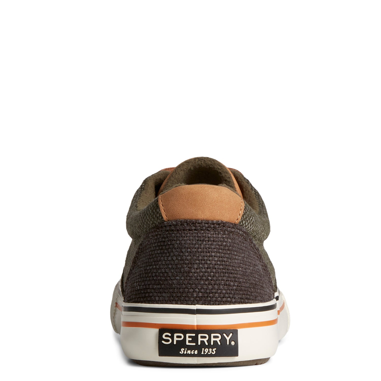 Peltz Shoes  Men's Sperry Striper Storm CVO Sneaker Olive STS25466