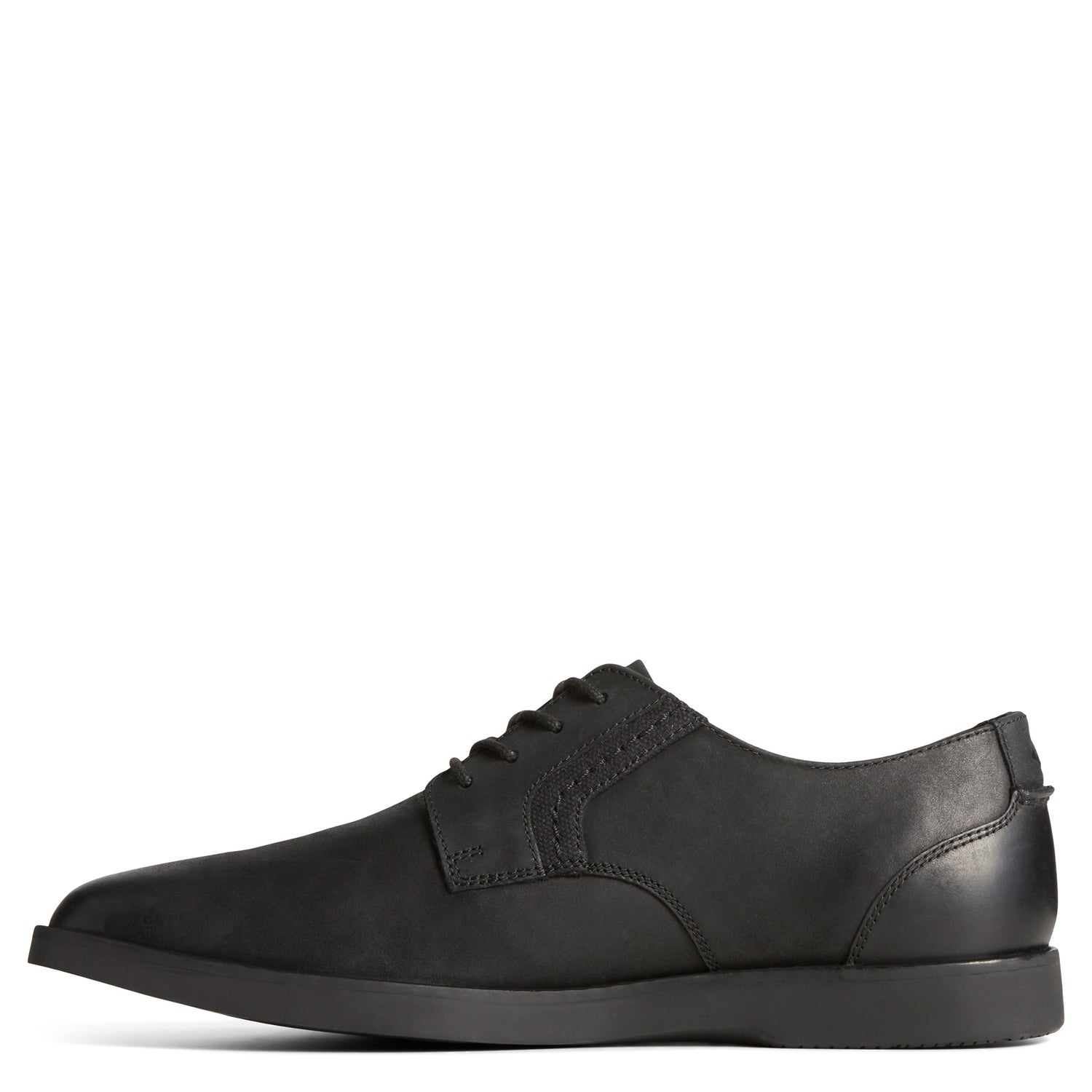 Peltz Shoes  Men's Sperry Newman Oxford Black STS25538