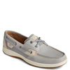 Peltz Shoes  Women's Sperry Bluefish 2 Eye Boat Shoe GREY CHAMBRAY STS85544