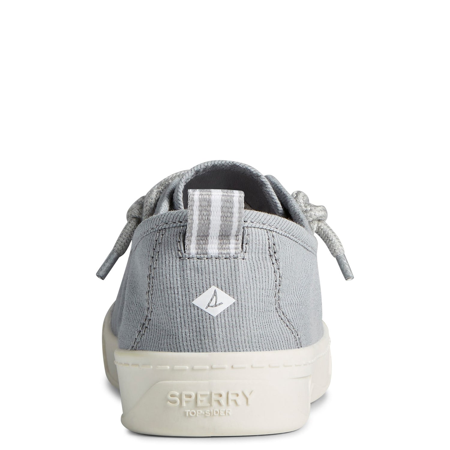 Peltz Shoes  Women's Sperry Shorefront LTT Sneaker GRAY STS86112