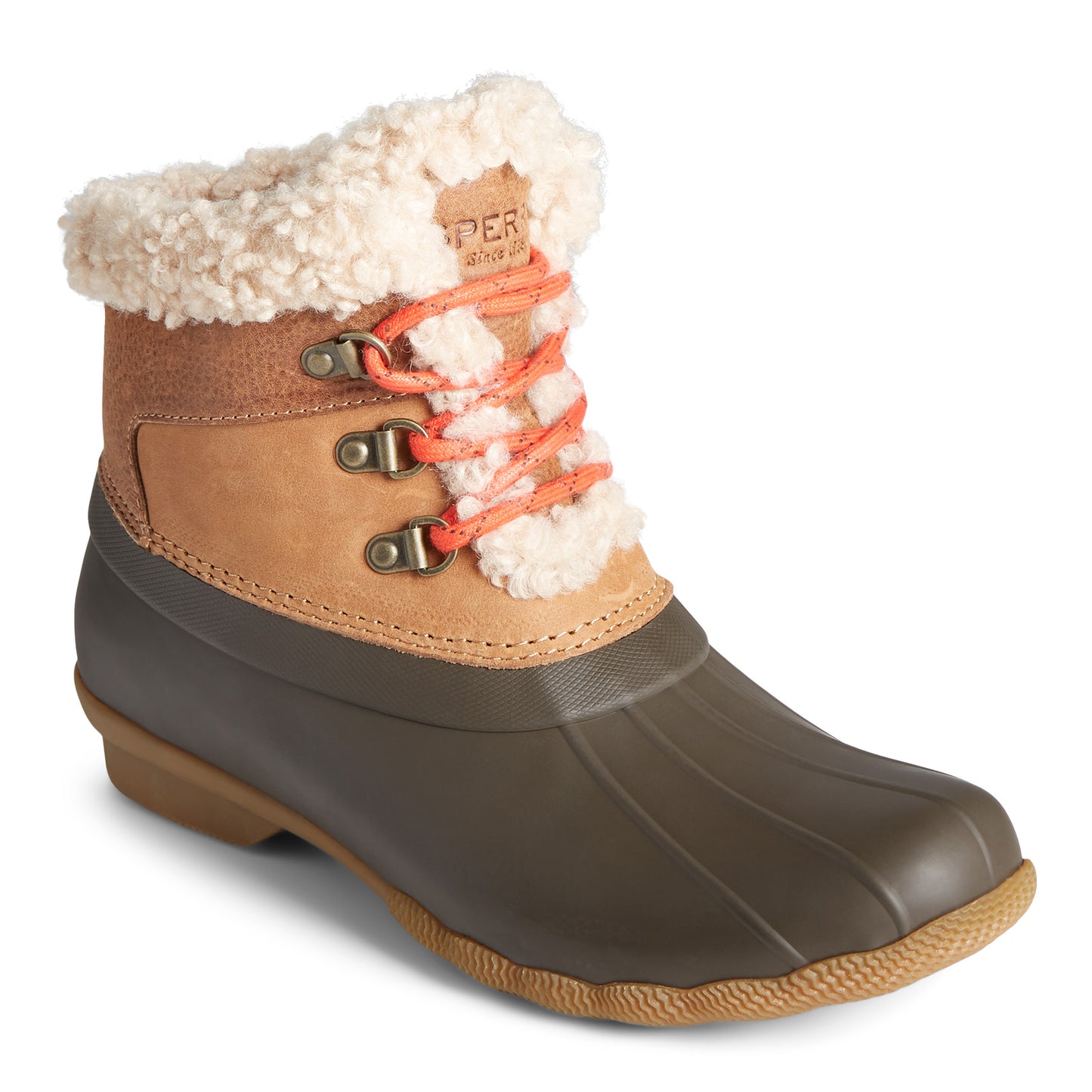 Peltz Shoes  Women's Sperry Saltwater Alpine Boot TAN STS86691