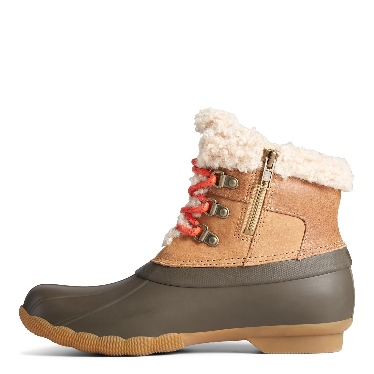 Peltz Shoes  Women's Sperry Saltwater Alpine Boot TAN STS86691