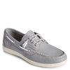 Peltz Shoes  Women's Sperry Songfish Boat Shoe GREY STS86824