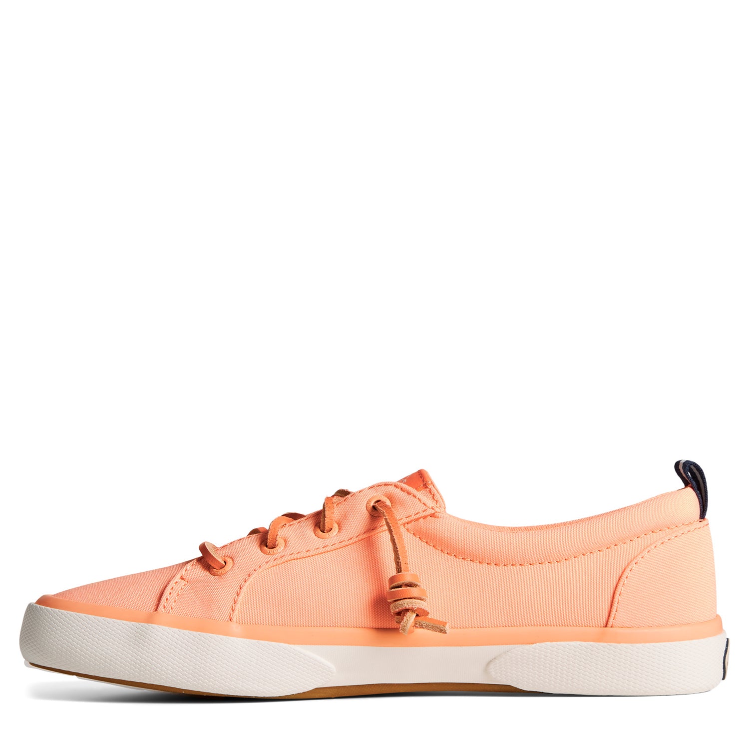 Peltz Shoes  Women's Sperry Pier Wave LTT Sneaker PEACH STS87256