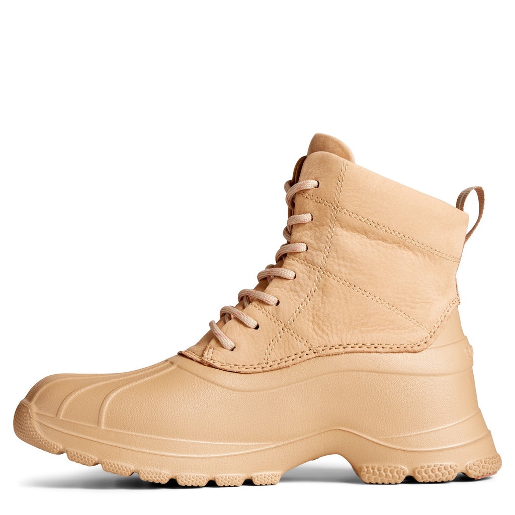 Men's Sperry Duck Float Lace Rain Boot TAN STS88293