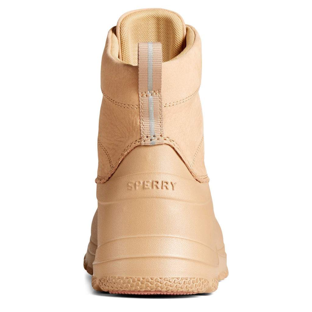 Men's Sperry Duck Float Lace Rain Boot TAN STS88293