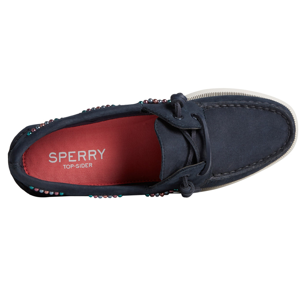 Women's Sperry, Authentic Original 2-Eye Beaded Boat Shoe