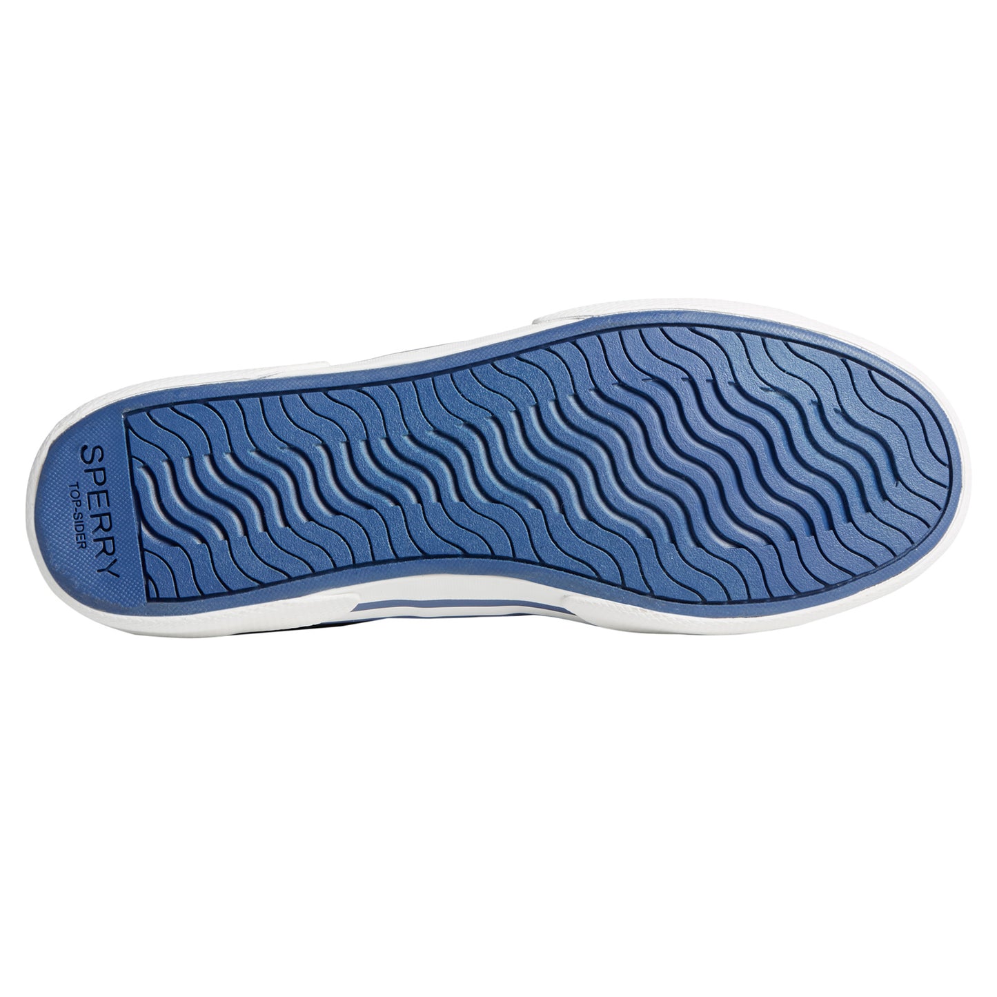 Peltz Shoes  Women's Sperry Pier Wave LTT Sneaker BLUE STS88555