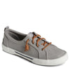 Peltz Shoes  Women's Sperry Pier Wave LTT SeaCycled Sneaker GREY STS88568