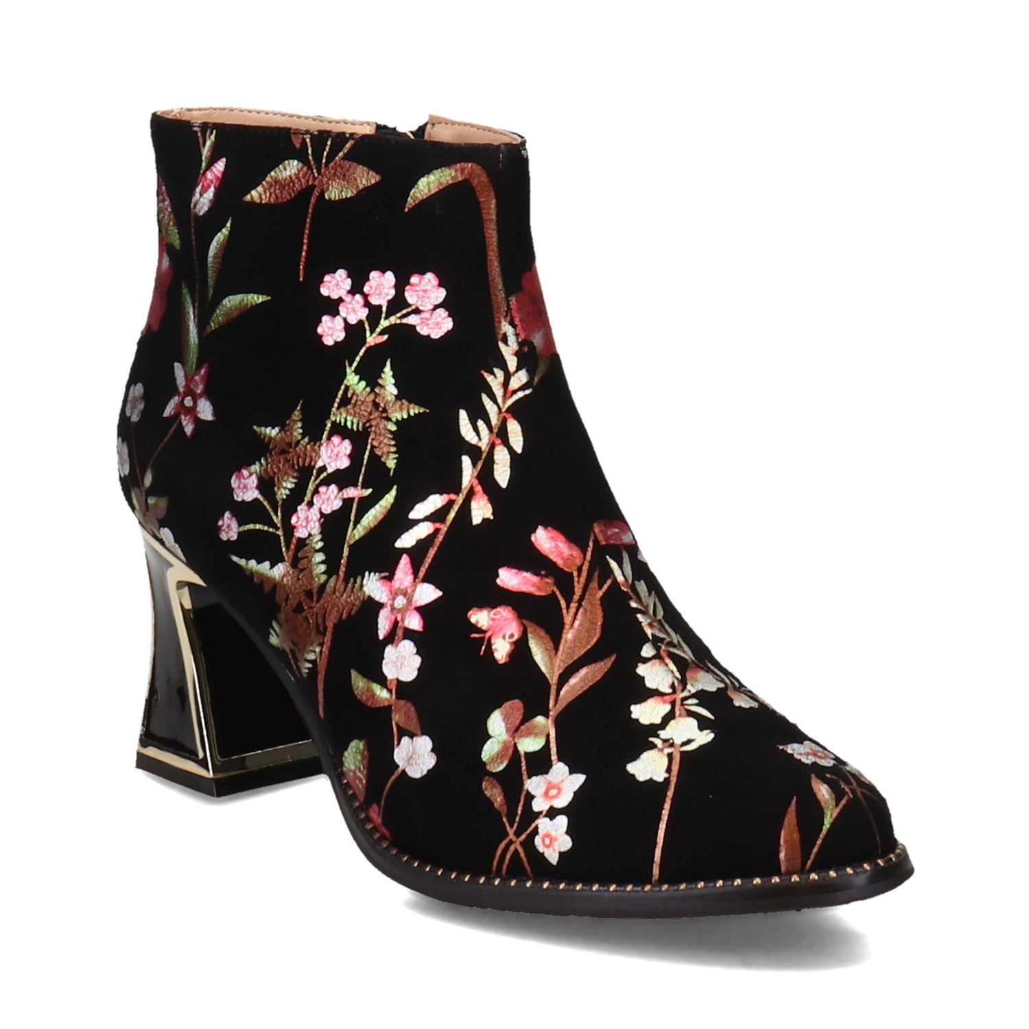 Peltz Shoes  Women's L'Artiste by Spring Step Sultry Boot Black Multi SULTRY-BM