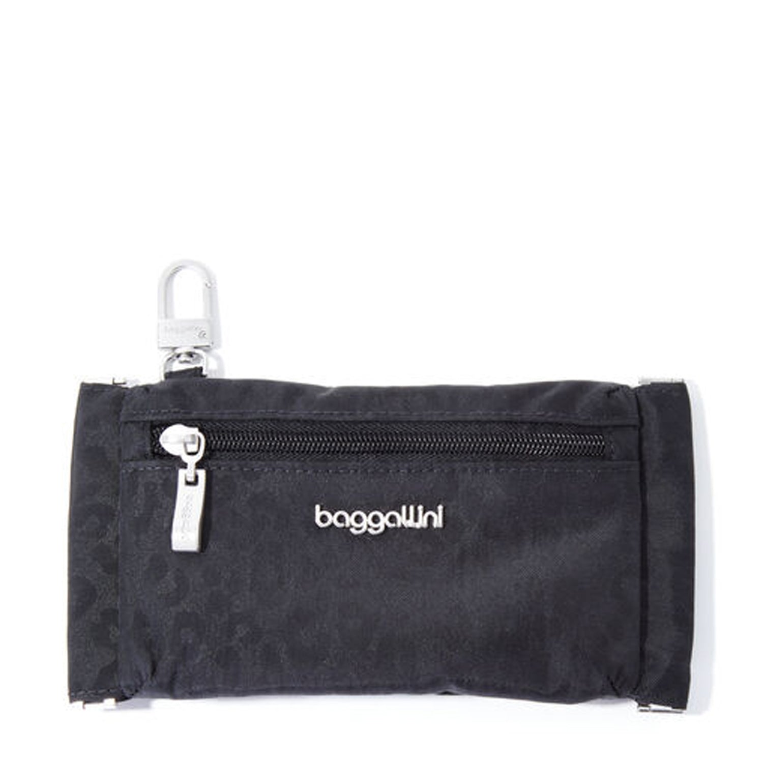 Peltz Shoes  Women's Baggallini On The Go Sunglasses Pouch BLACK CHEETAH SUN749-BLACK CHEETAH