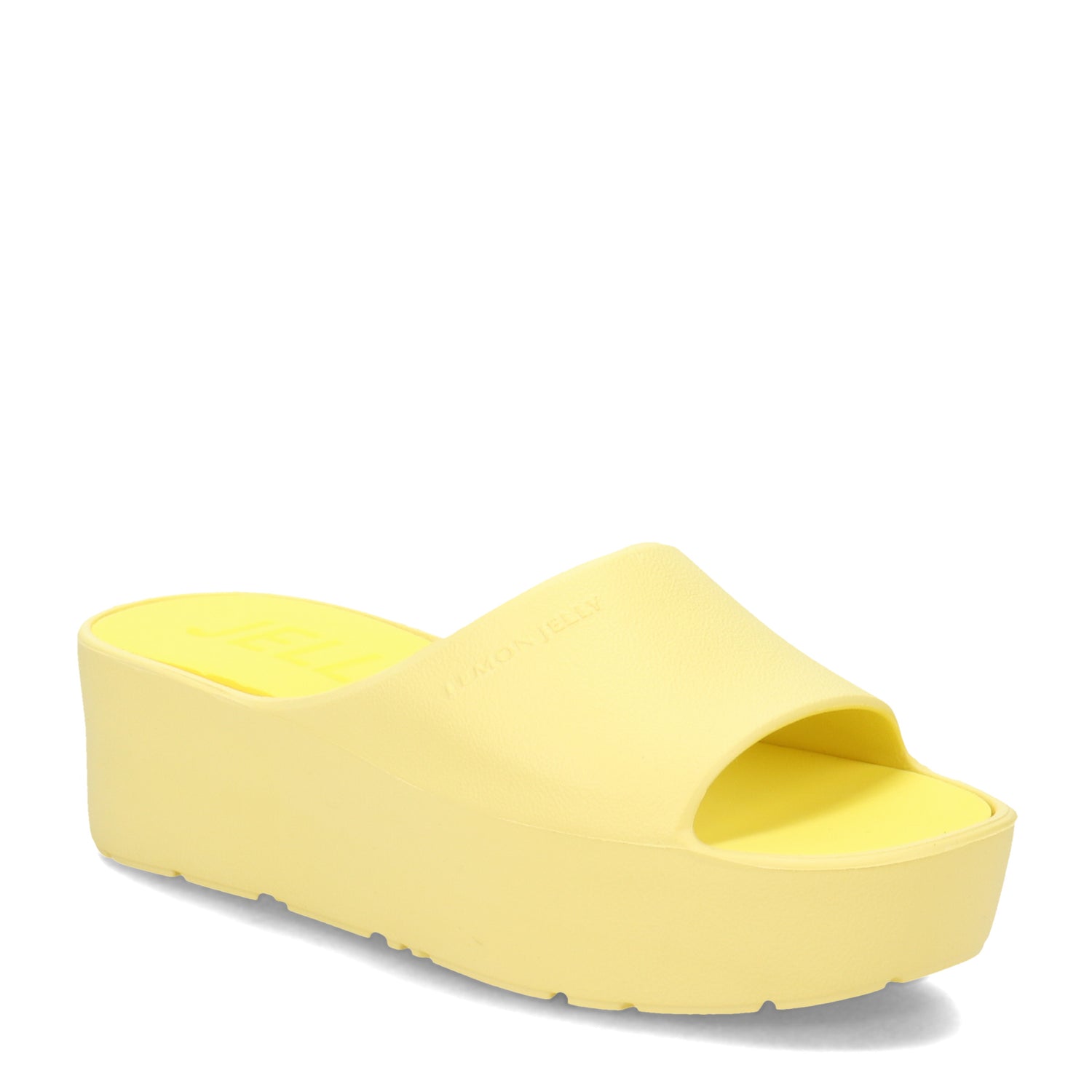 Peltz Shoes  Women's Lemon Jelly Sunny Slide Sandal LEMONADE SUNNY-26
