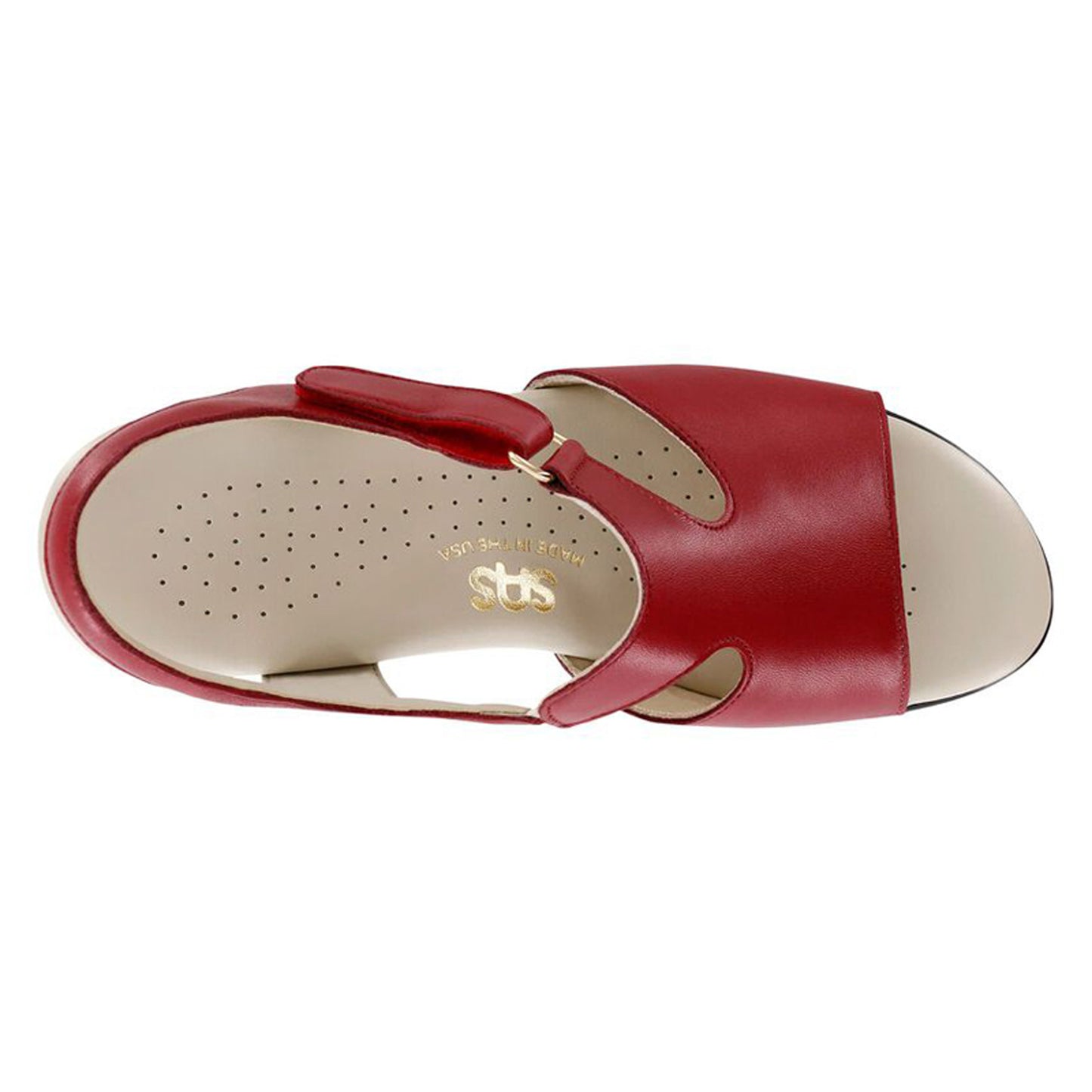 Peltz Shoes  Women's SAS Suntimer Sandal RED SUNTIMER RED