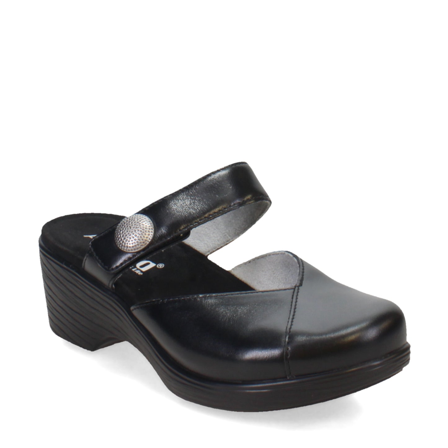 Peltz Shoes  Women's Alegria Sydni Mule Noir SYD-8156