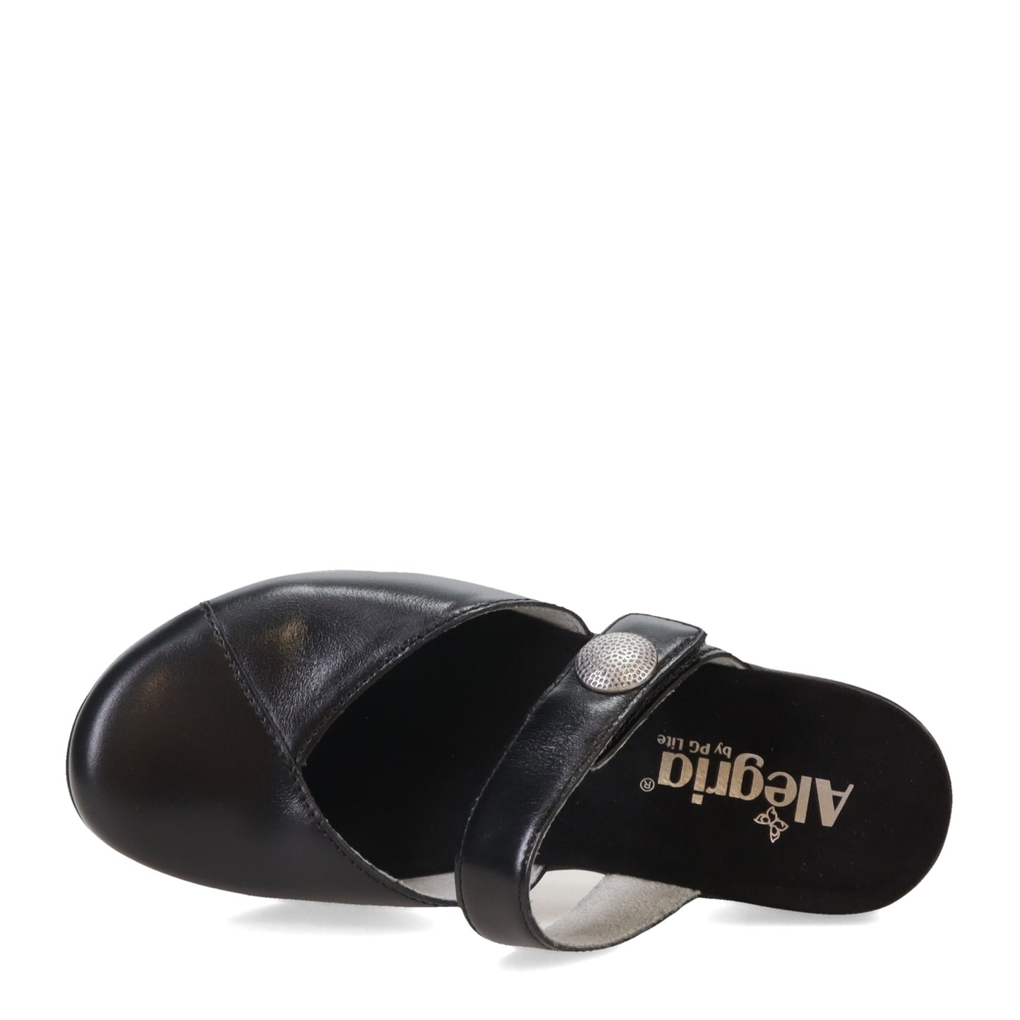 Peltz Shoes  Women's Alegria Sydni Mule Noir SYD-8156